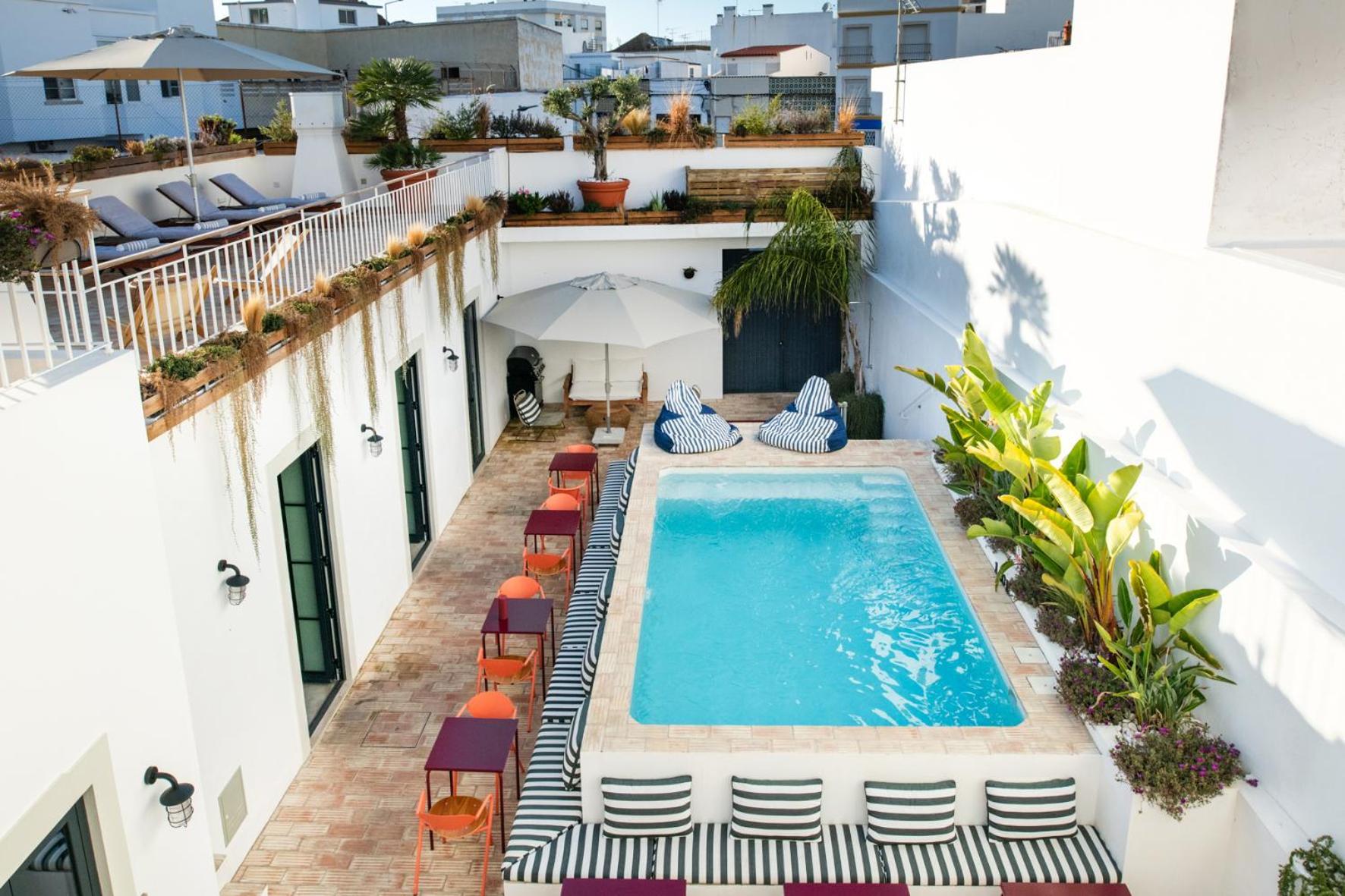 Casa Rosa Villa With Pool In Olhao Centre Extérieur photo