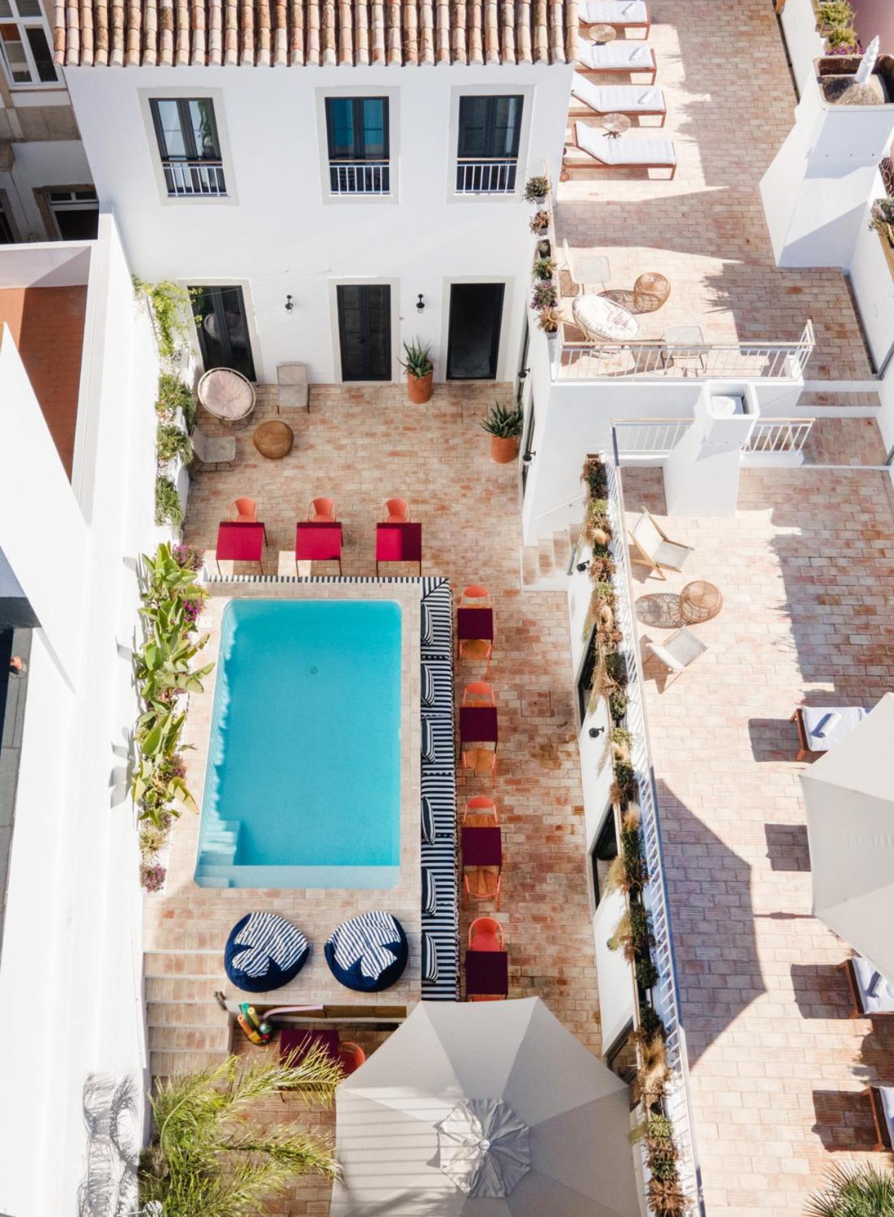 Casa Rosa Villa With Pool In Olhao Centre Extérieur photo