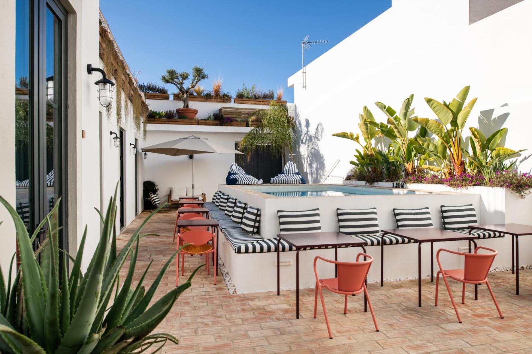 Casa Rosa Villa With Pool In Olhao Centre Extérieur photo
